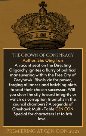 Legends of Greyhawk: Crown of Conspiracy Legends of Greyhawk: Crown of Conspiracy