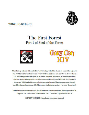 The First Forest The First Forest